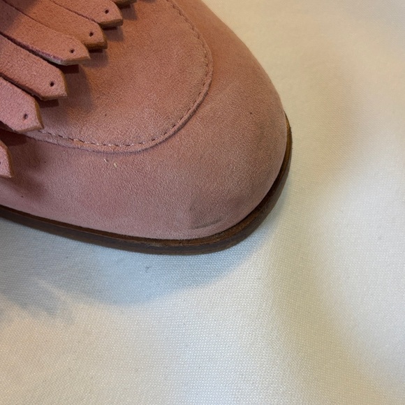 Boden Dusty Pink Suede Loafers - Picture 5 of 7